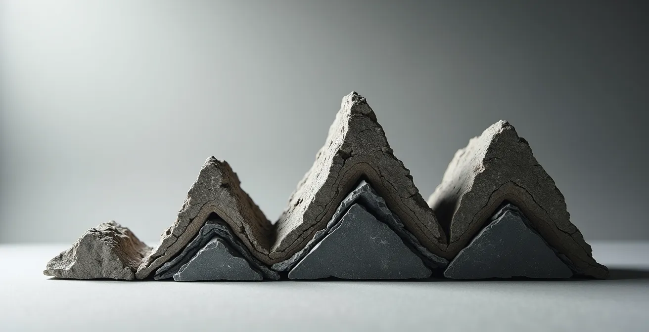 Analyse visuelle des différents profils de pente des kilomètres verticaux pyrénéens